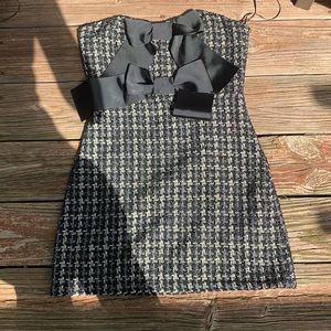 Black strapless dress size medium